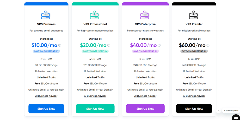 DreamHost VPS Hosting Plans