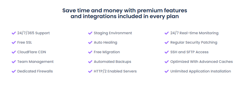 Cloudways Review Hosting Plan Features