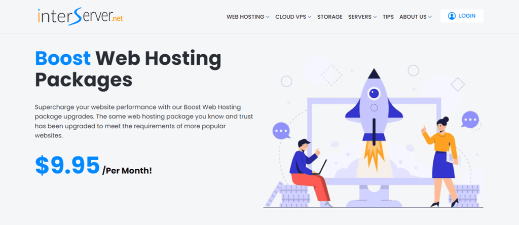 InterServer Review Boost Web Hosting Plan