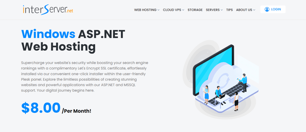 InterServer Review Windows ASP.NET Web Hosting Plan