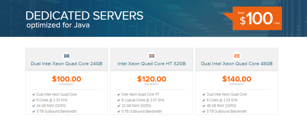 JVM Host Review Dedicated Servers Plans