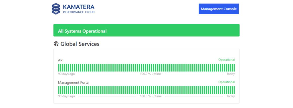 Kamatera Review Performance Uptim