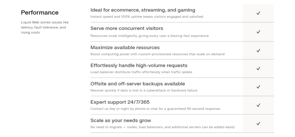 Liquid Web Review Performance Optimization